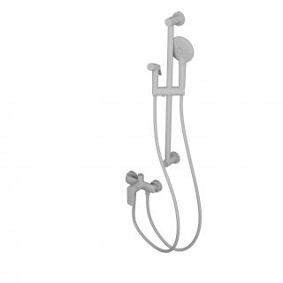 Смеситель для душа с гарнитуром Wonzon & Woghand WW-A4888-MW белый матовый